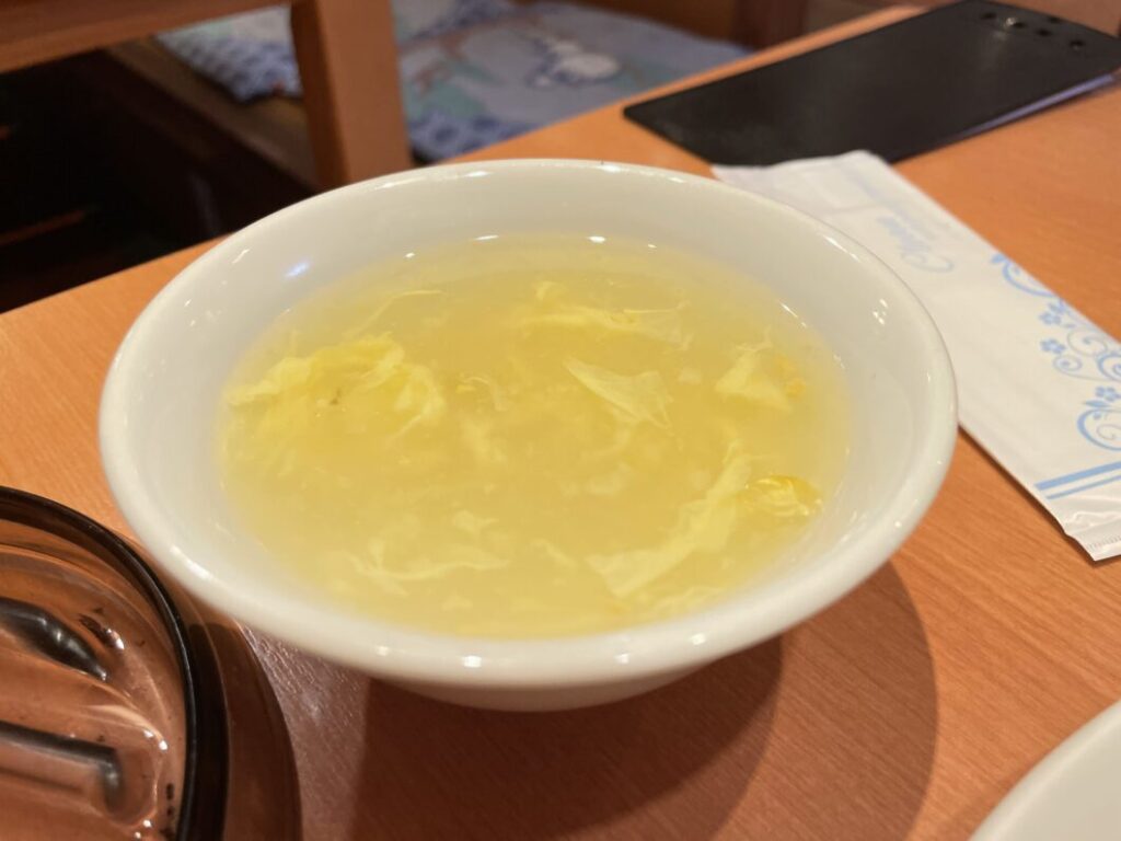 牡丹飯店のスープ